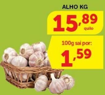 Roldão Alho kg oferta