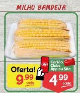 Supermercados Princesa Milho bandeja oferta