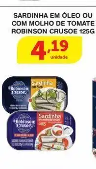 Sardinha em óleo robinson crusoe 125g