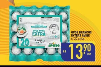 Mercantil Rodrigues Ovos brancos extra avine 20un oferta