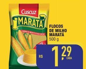 Mercantil Rodrigues Flocão de milho maratá 500g oferta