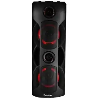 Lojas TaQi Caixa de som amplificada bomber party 800 com bluetooth oferta