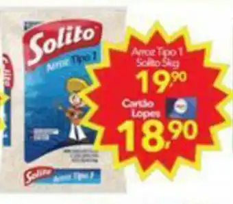 Lopes Supermercados Arroz Tipo 1 Solito 5kg oferta