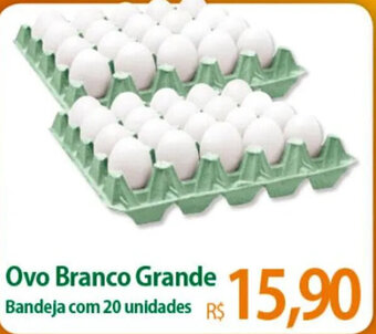 Atacadão Ovo Branco Grande Bandeja com 20 unidades oferta