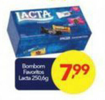 Lopes Supermercados Bombom favoritos Lacta 250.6g oferta