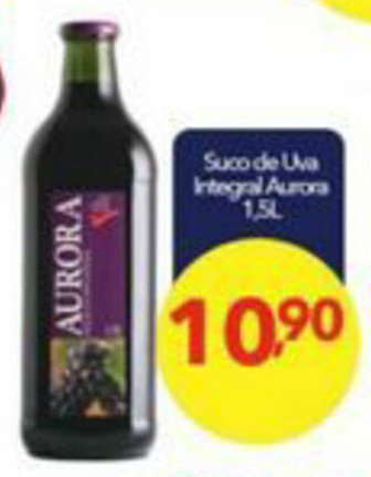 Lopes Supermercados Suco de Uva Integral Aurora 1.5L oferta