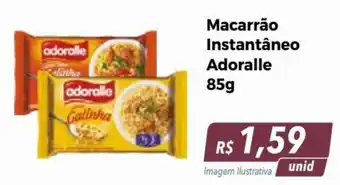 Hiper Moreira Macarrão Instantâneo Adoralle 85g oferta