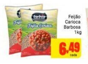Barbosa Supermercados Feijao carioca Barbosa 1kg oferta