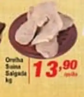 Ricoy Supermercados Orelha Suina Salgada 1kg oferta