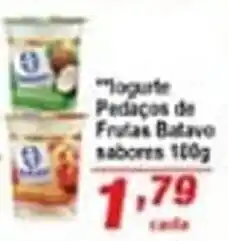 Ricoy Supermercados Iogurte Pedaco de Frutas Batavo sabores 100g oferta