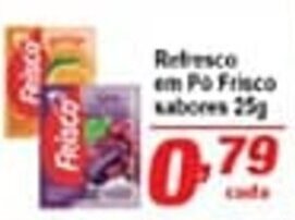 Ricoy Supermercados Refresco em po Frisco Sabores 25g oferta