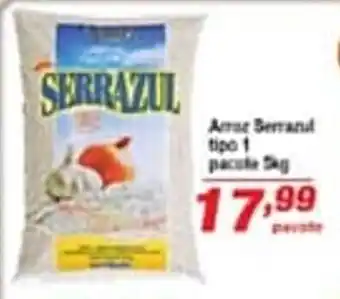 Ricoy Supermercados Arroz Serrazul tipo 1 pacote 5kg oferta