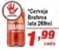 Ricoy Supermercados Cerveja Brahma lata 269ml oferta