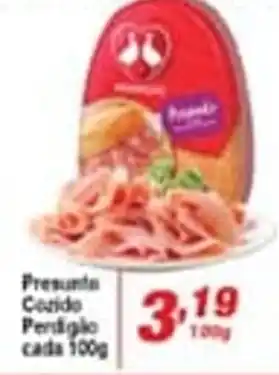 Ricoy Supermercados Presunto cozido Perdigao 100g oferta