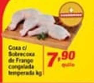 Ricoy Supermercados Coxa c/ Sobrecoxa de Frango congelada temperada 1kg oferta