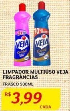Assaí Atacadista LIMPADOR MULTIUSO VEJA FRAGRÂNCIAS FRASCO 500ML oferta