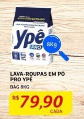 Assaí Atacadista LAVA-ROUPAS EM PÓ PRO YPE BAG 8KG oferta