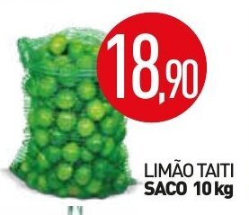 Calvo Atacadista LIMÃO TAITI SACO 10 kg oferta