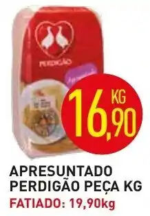 Calvo Atacadista APRESUNTADO PERDIGÃO PECA KG oferta