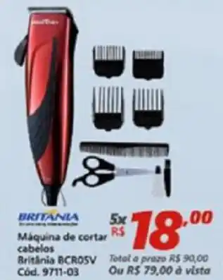 Lojas Becker maquina de Cortar Cabelo Mondial oferta