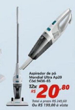Lojas Becker Aspirador de po Mondial Ultra AP39 oferta