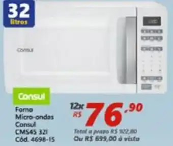 Lojas Becker Forno MicroOnas Consul oferta