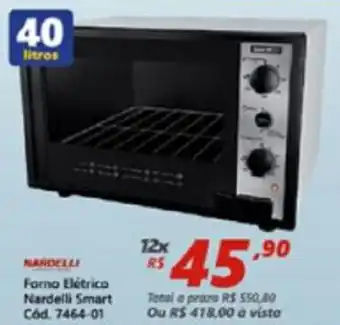 Lojas Becker Forno Eletrico Nordelli Smart 40L oferta