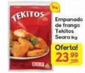 Supermercados Princesa Empanado de frango tekitos seara 1kg oferta