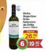 Supermercados Princesa Vinho argentino gran selección de orfila 750ml oferta