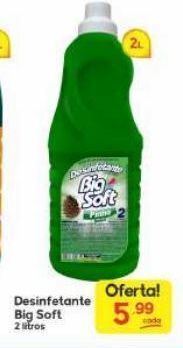 Supermercados Princesa Desinfetante big soft 2l oferta