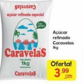 Supermercados Princesa Açúcar refinado caravelas 1kg oferta