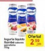 Supermercados Princesa Iogurte líquido itambé sabores garrafinha 170g oferta