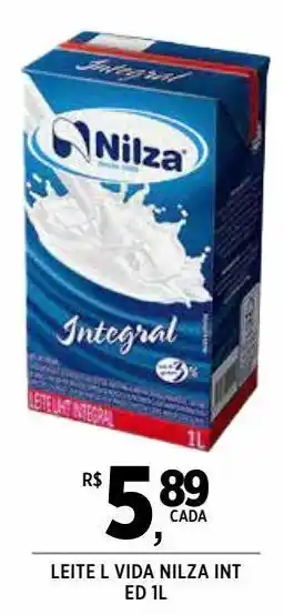 DB Supermercados Leite longa vida nilza 1l oferta