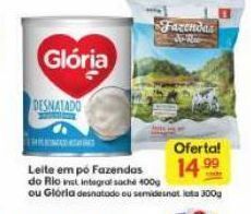 Leite em pó fazendas do rio inst. integral 400g