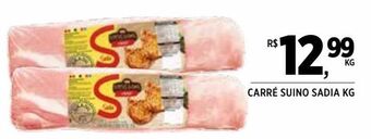 DB Supermercados Carré suino sadia kg oferta