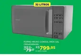 DB Supermercados Forno micro consul inox 32l oferta