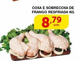 Roldão Coxa e sobrecoxa de frango resfriada kg oferta