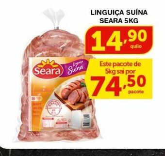 Roldão Linguiça suína seara 5kg oferta