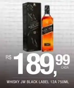 DB Supermercados Whisky black label 12a 750ml oferta
