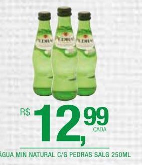 DB Supermercados Água min natural c/g pedras salg 250ml oferta