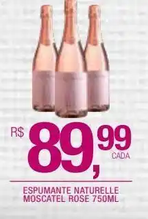 DB Supermercados Espumante naturelle moscatel rose 750ml oferta