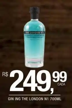 DB Supermercados Gin ing the london 700ml oferta