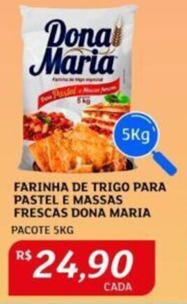 Assaí Atacadista FARINHA DE TRIGO PARA PASTEL E MASSAS FRESCAS DONA MARIA PACOTE 5KG oferta