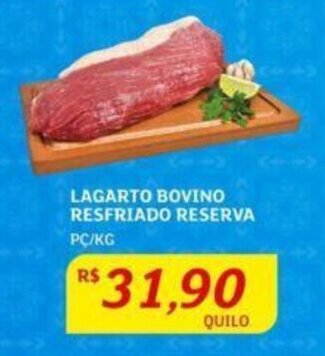 Assaí Atacadista LAGARTO BOVINO RESFRIADO RESERVA PC/KG oferta