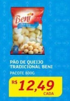 Assaí Atacadista PÃO DE QUEIJO TRADICIONAL BENI PACOTE 800G oferta