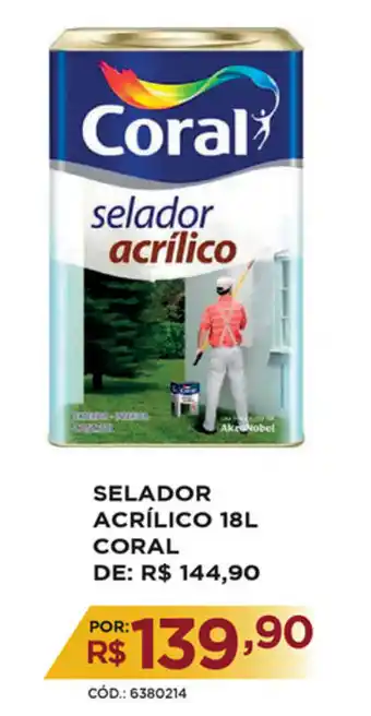Selador Acrilico 18L Coral