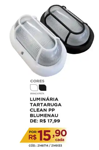 Casa Show Luminaria Tartaruga Clean PP Blumenau oferta