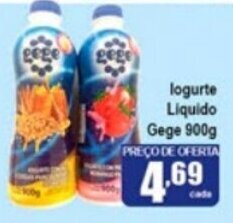 Higa's Supermercado Iogurte Liquido Gege 900g oferta