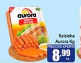 Higa's Supermercado Salsicha Aurora 1kg oferta