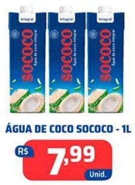 ÁGUA DE COCO SOCOCO - 1L